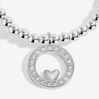 A LITTLE | LUCKY TO HAVE A DAUGHTER LIKE YOU | Silver Plated | Bracelet | 17.5cm stretch