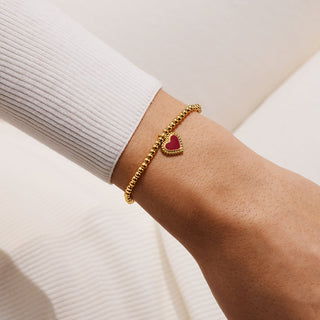AUTUMN'S CALLING A LITTLE | SENDING HUGS | Gold Plated | Bracelet | 17.5cm stretch