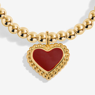 AUTUMN'S CALLING A LITTLE | SENDING HUGS | Gold Plated | Bracelet | 17.5cm stretch