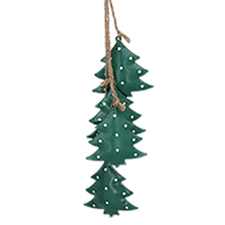 Tin Tree Bells Bunch Dec