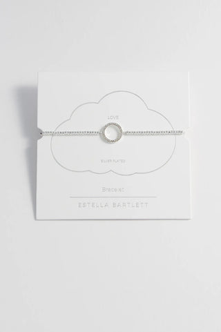 Estella Bartlett - White Cz Circle Louise Bracelet