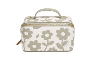 Pistachio - Floral Mini Train case