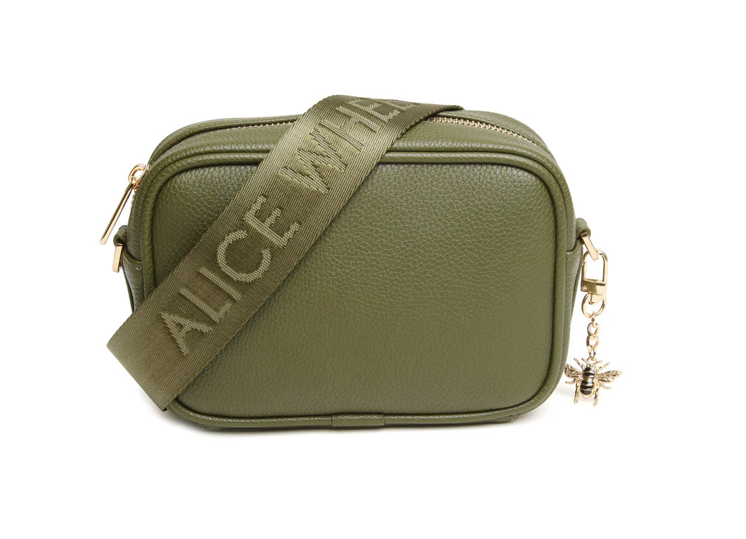 Alice Wheeler - Olive Mini Soho Cross  Body Bag