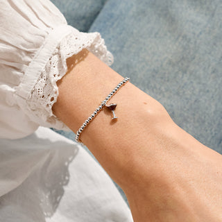 A LITTLE VIBES | ESPRESSO YOURSELF | Silver Plated | Bracelet | 17.5cm stretch