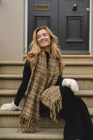 PARK LANE SCARF - GREEN ENVY