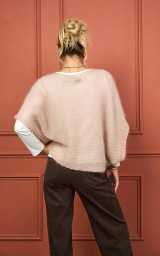 Luella Moffat Mohair Blend Poncho