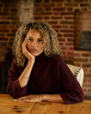 CHALK VICKI JUMPER | MERLOT