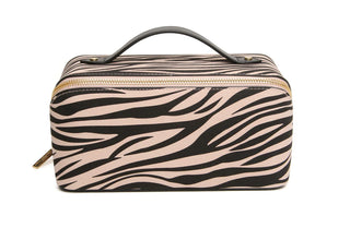 Alice Wheeler Zebra Train Case