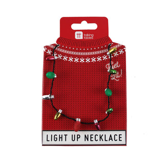 CHRISTMAS ENTERTAINMENT LIGHT UP NECKLACE