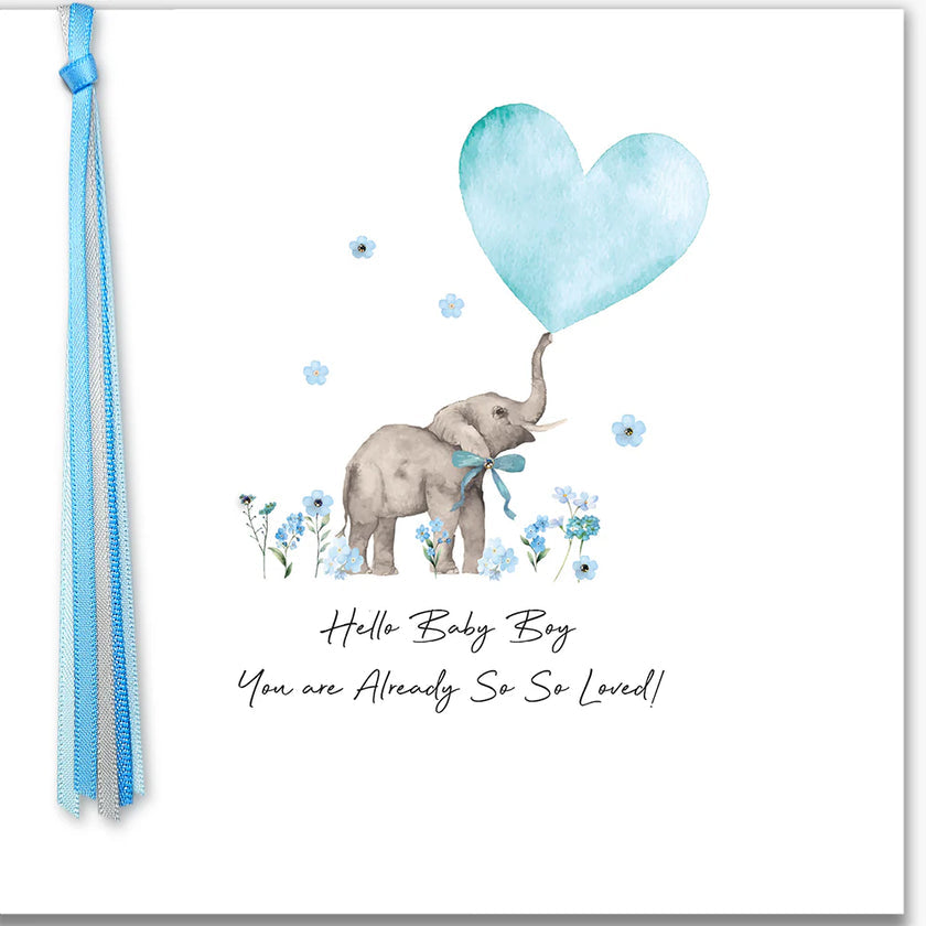 RIBBONS AND ROSES - Hello Baby Boy