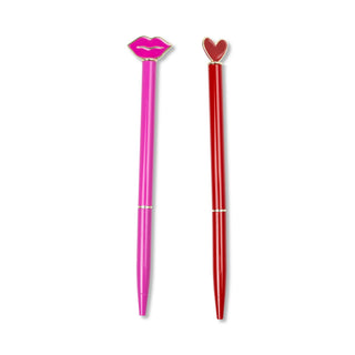 Metal Ballpoint Icon Pens - Love
