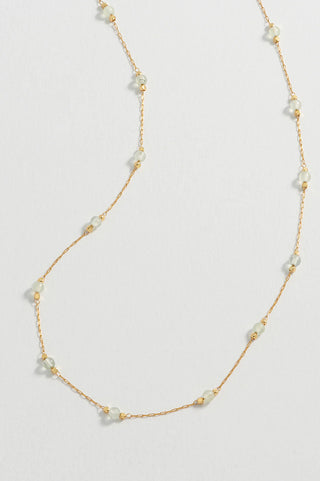 Estella Bartlett Wellness - Prehnite Paperlink Necklace