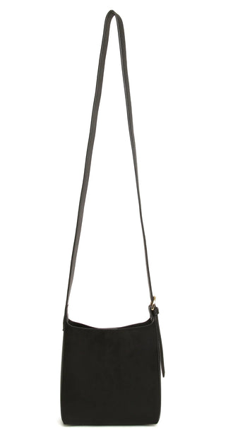Alice Wheeler Black Suede Kensington Mini Hobo