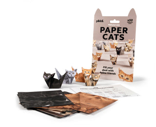 Fold Your Own Paper Cats