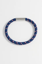 Load image into Gallery viewer, Estella Bartlett Bracelet- Cord Bracelet With Clip - Navy With Red Flash
