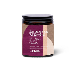 Apothecary Candle Espresso Martini Soy Wax Candle by Floh