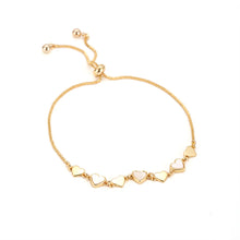 Load image into Gallery viewer, PARK LANE GOLD PLATED BRACELET WITH CUBIC ZIRCONIA STONES
