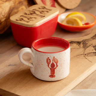 Large Ceramic Mug - Red Lobster
