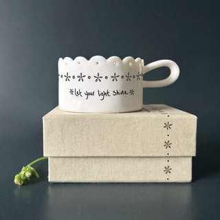 Handled tea light holder-Let your light shine