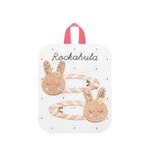 Load image into Gallery viewer, Rockahula Kids - Stripy Bunny Hair Clips
