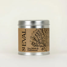 Load image into Gallery viewer, St Eval Sea Moss &amp; Driftwood, Scented Tin Candle
