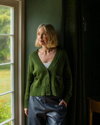 CHALK - ANDREA CARDIGAN | GREEN