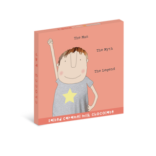 "The Man" Salted Caramel Milk Chocolate Bar 80g