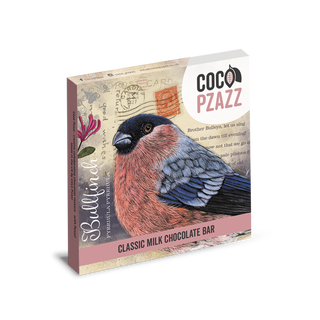 Victoria's Attic 'Bullfinch' Classic Milk Chocolate Bar 80g