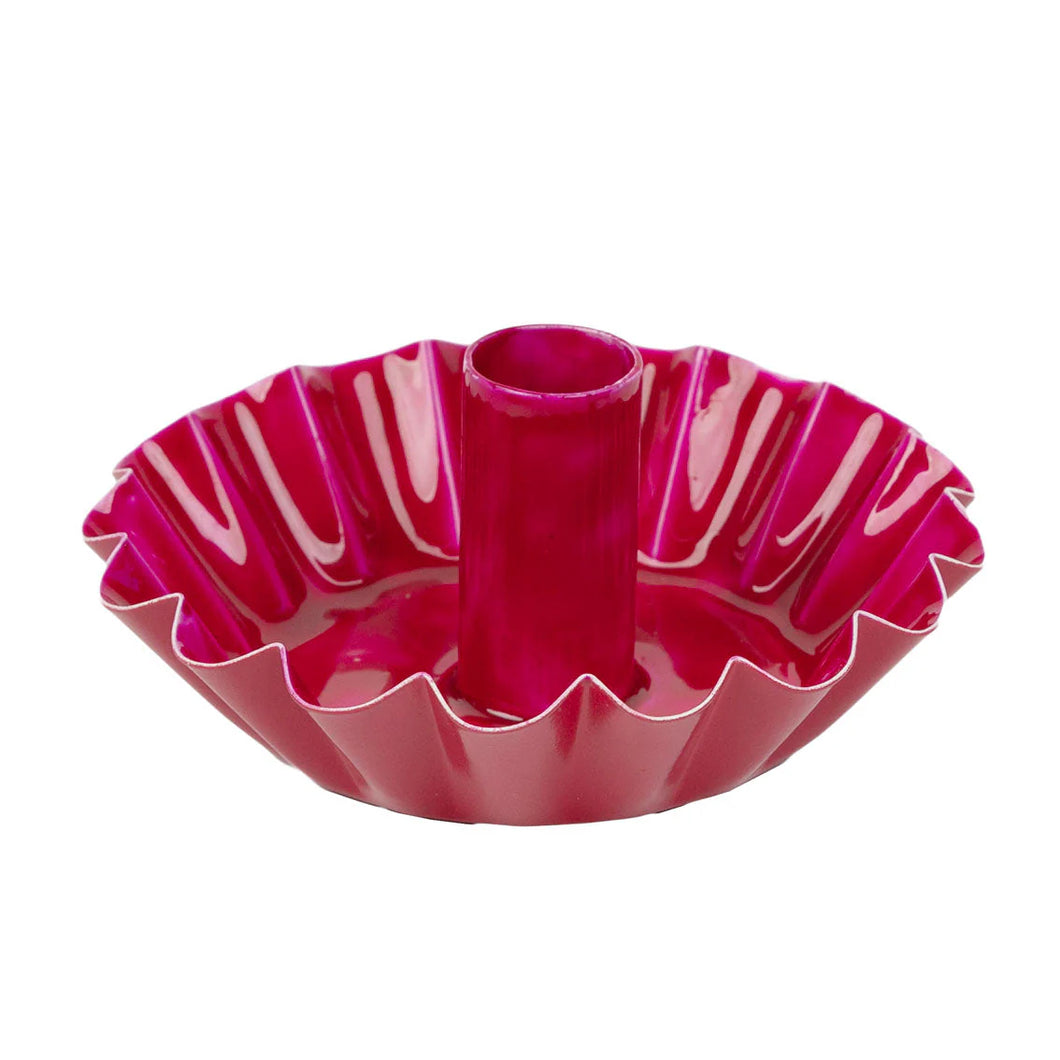 MELLOW, METAL CANDLE HOLDER, 5CM, PINK