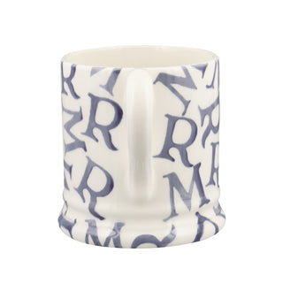 Emma Bridgewater M.R Blue 1/2 Pint Mug