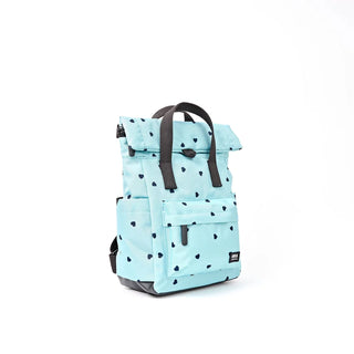 ROKA Canfield B Heart Print Small Recycled Canvas Bag