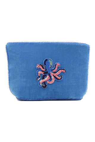 My Doris Hand Beaded Pouch - Octopus