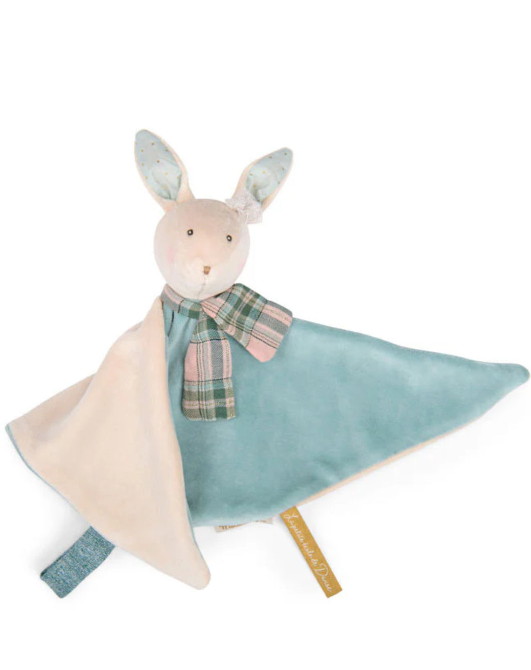 Moulin Roty - Baby Comforter Rabbit Blue