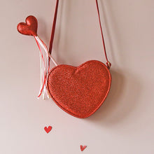 Load image into Gallery viewer, Rockahula Kids Love Hearts Glitter Bag
