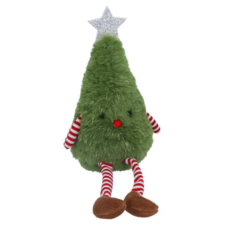 Fabric  Christmas Tree Man Shelf Sitter