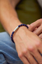 Load image into Gallery viewer, Estella Bartlett Bracelet- Cord Bracelet With Clip - Navy With Red Flash
