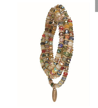 Autumn Falls - Bracelt OR Necklace - Multi/Gold