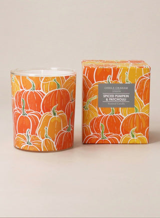 Pumpkin Spice Scented Boxed Candle Pot