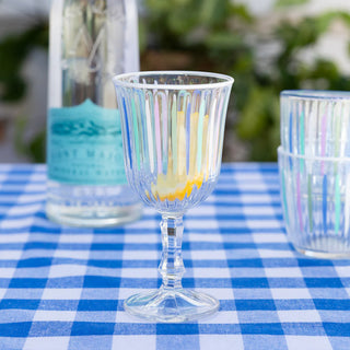 GINGHAM, FABRIC TABLECLOTH, BLUE, 140 X 180CM