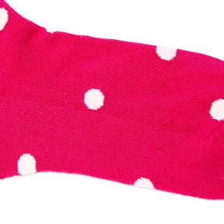 Roka Wimbledon Crew Socks in Pink Dot