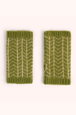 Powder - Niamh Wrist Warmers - Olive