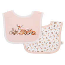 Load image into Gallery viewer, Wrendale- Little Wren Bib Gift Set - Little Forest
