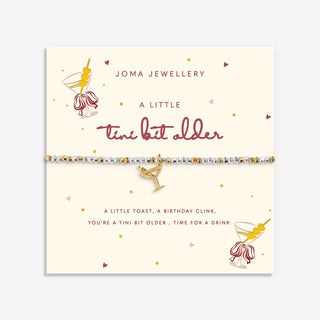 LITTLE STORIES | TINI BIT OLDER | Silver & Gold Plated | Bracelet | 17.5cm stretch