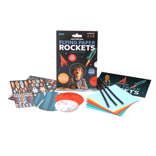 Fold Your Own Flying Paper Rockets