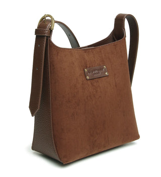 Alice Wheeler Chocolate Mini Hobo Bag