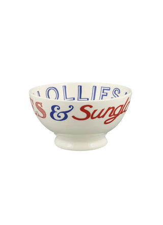 Red & Blue Toast French Bowl