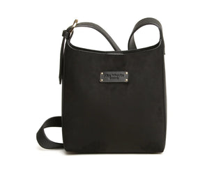 Alice Wheeler Black Suede Kensington Mini Hobo