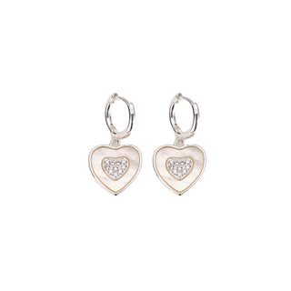 PARK LANE GOLD PLATED EARRINGS WITH CUBIC ZIRCONIA STONES
