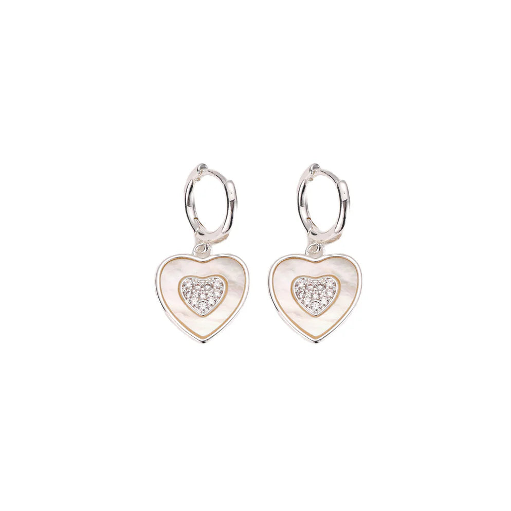 PARK LANE GOLD PLATED EARRINGS WITH CUBIC ZIRCONIA STONES