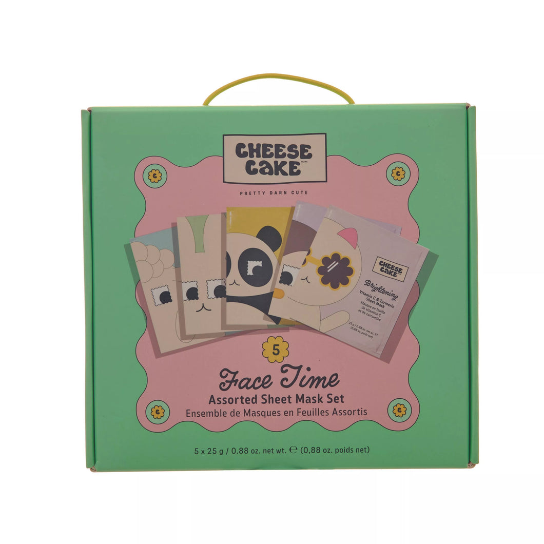 Cheese Cake 5 Pc Sheet Masks